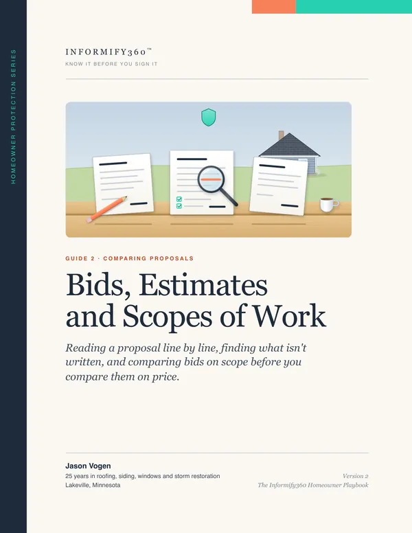 Cover of Guide 2: Bids, Estimates and Scopes of Work