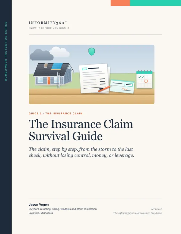 Cover of Guide 3: The Insurance Claim Survival Guide